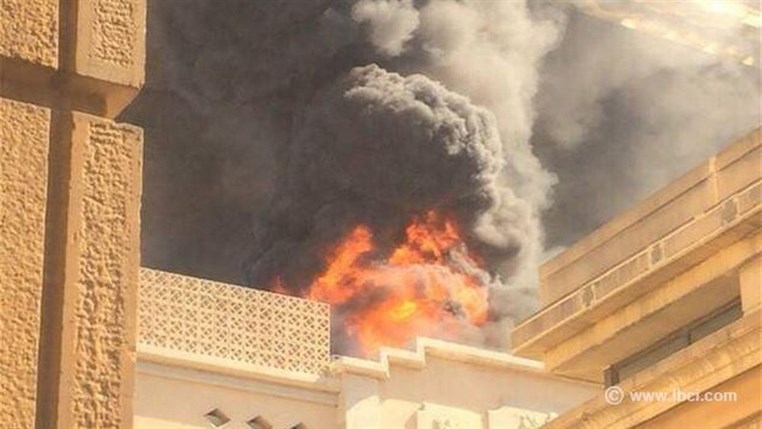 Fire in Le patio Hotel Downtown